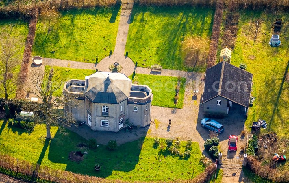 Rheurdt from the bird's eye view: Palace Forsthaus in Rheurdt in the state North Rhine-Westphalia