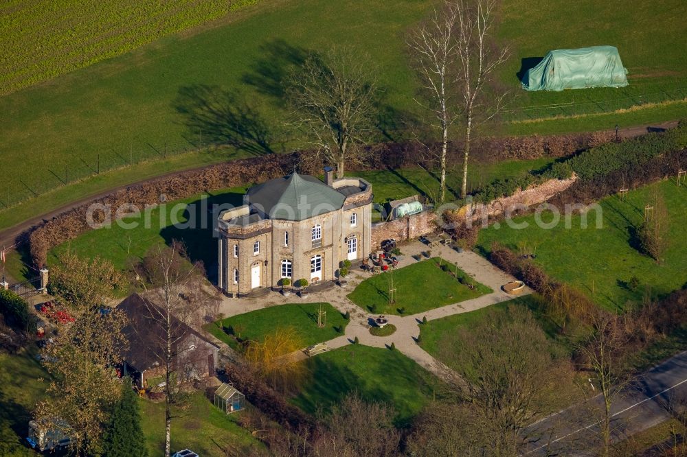 Aerial image Rheurdt - Palace Forsthaus in Rheurdt in the state North Rhine-Westphalia