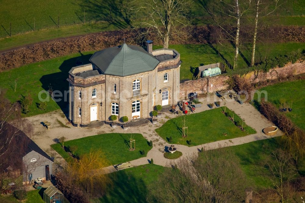 Aerial photograph Rheurdt - Palace Forsthaus in Rheurdt in the state North Rhine-Westphalia