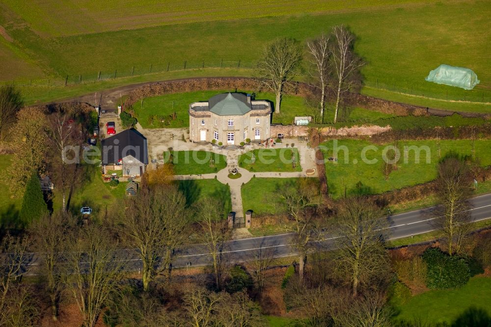 Rheurdt from the bird's eye view: Palace Forsthaus in Rheurdt in the state North Rhine-Westphalia