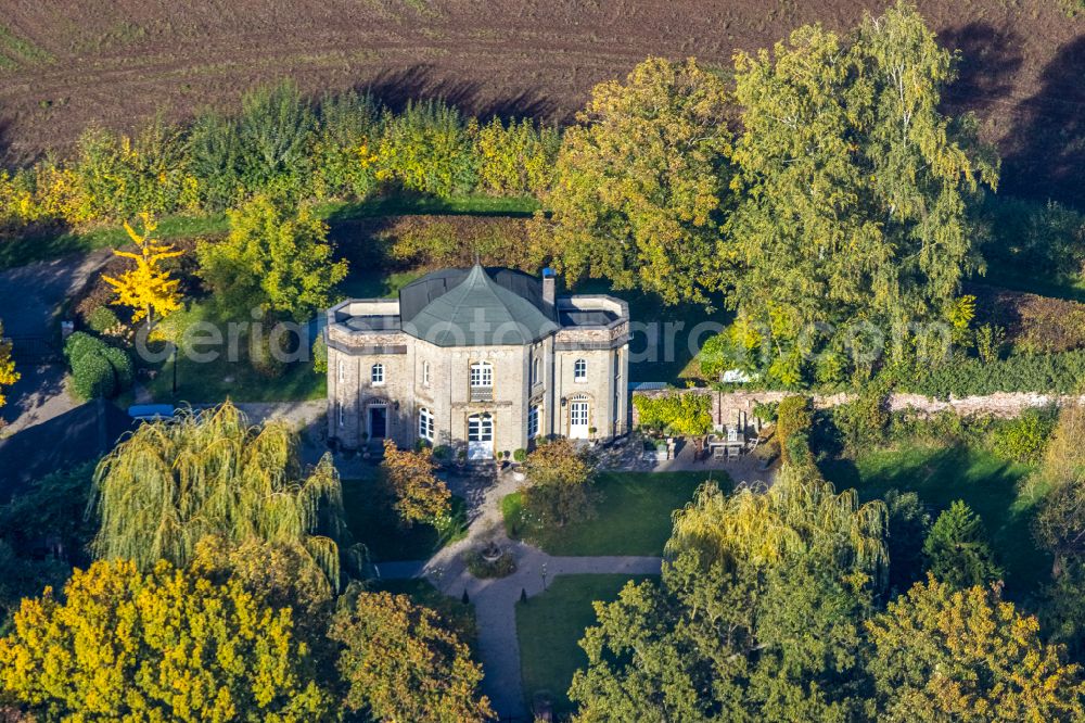 Rheurdt from above - Palace Forsthaus in Rheurdt in the state North Rhine-Westphalia