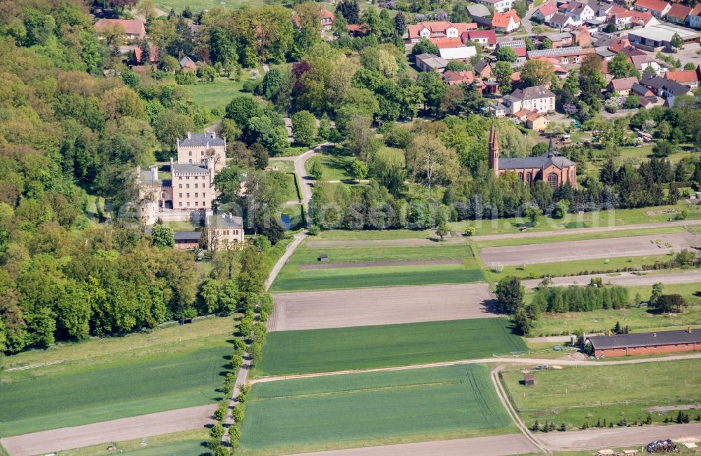 Aerial photograph Gardelegen - Palace Castle Letzlingen in Gardelegen in the state Saxony-Anhalt, Germany