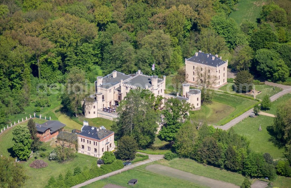 Aerial photograph Gardelegen - Palace Castle Letzlingen in Gardelegen in the state Saxony-Anhalt, Germany