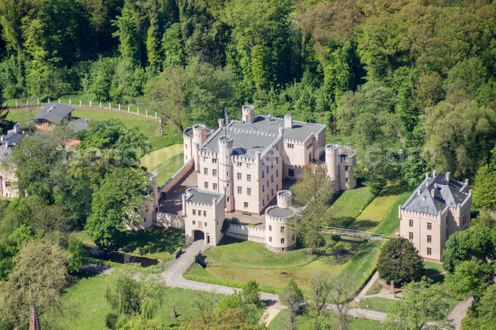 Aerial image Gardelegen - Palace Castle Letzlingen in Gardelegen in the state Saxony-Anhalt, Germany