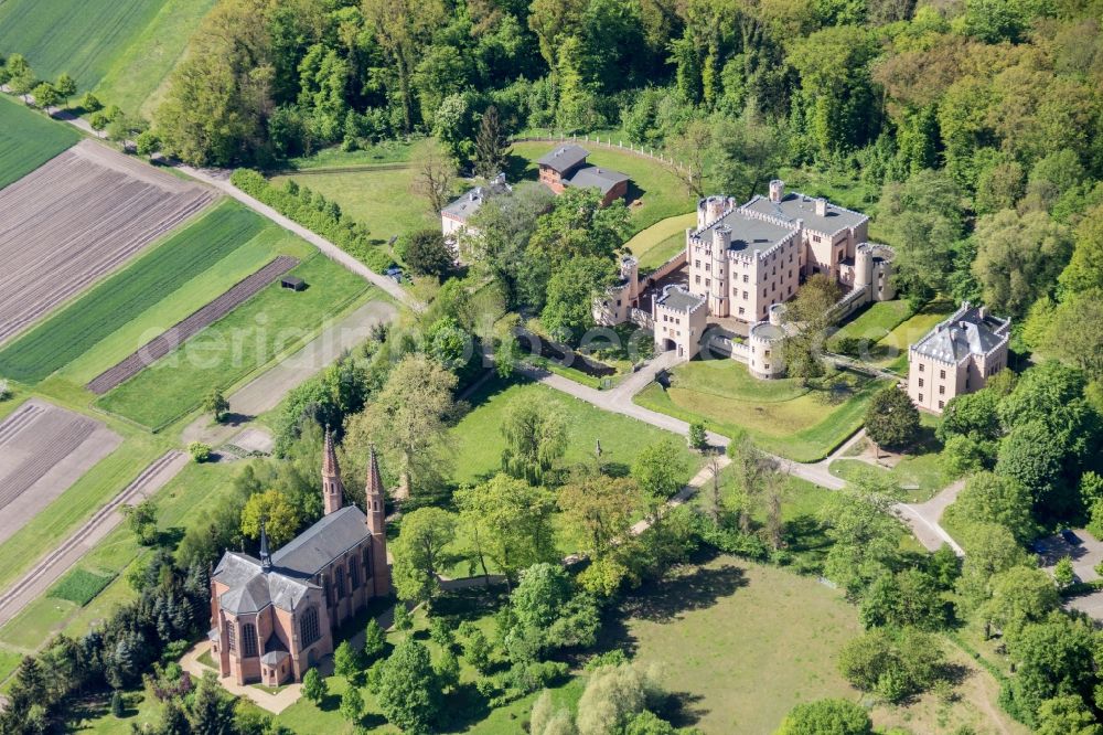 Aerial photograph Gardelegen - Palace Castle Letzlingen in Gardelegen in the state Saxony-Anhalt, Germany