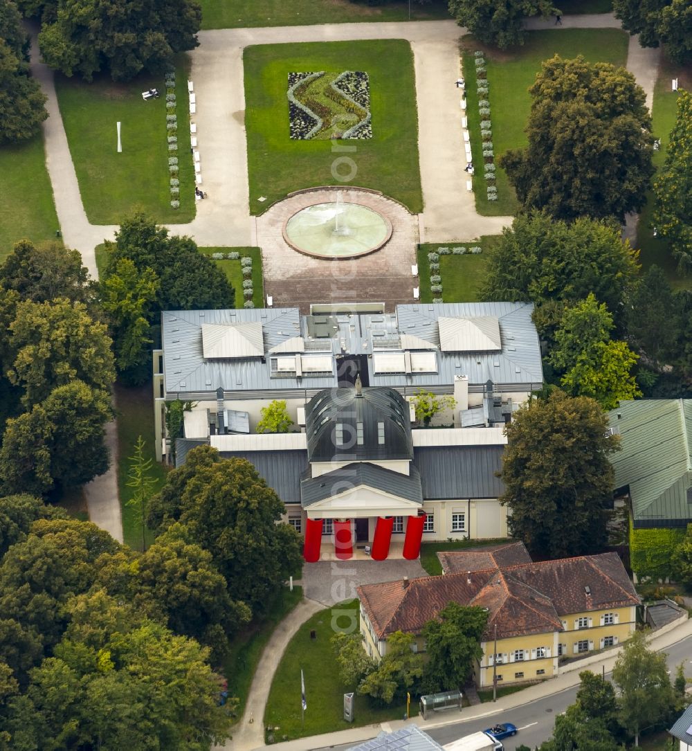 Aerial image Regensburg - Palais des Arts Forum East German Gallery in Regensburg in Bavaria