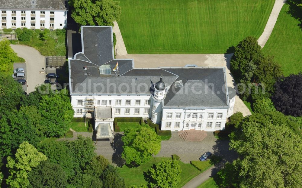 Aerial image Bonn - Palace Schaumburg on Adenauerallee in the district Gronau in Bonn in the state North Rhine-Westphalia, Germany