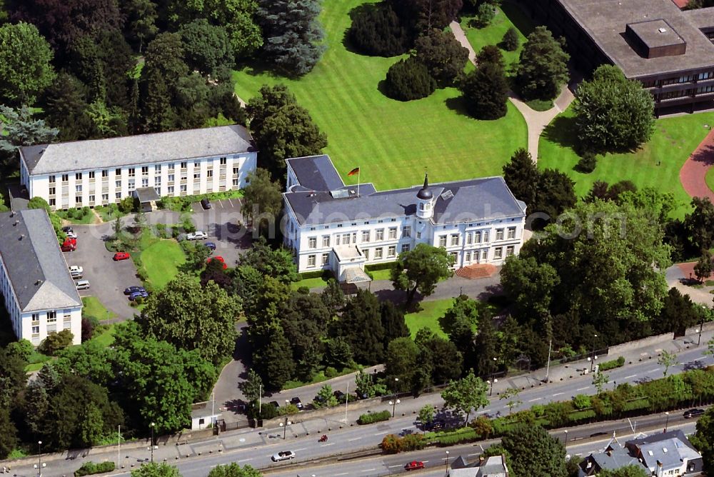 Aerial photograph Bonn - Palais Schaumburg in Bonn Gronau district in North Rhine-Westphalia