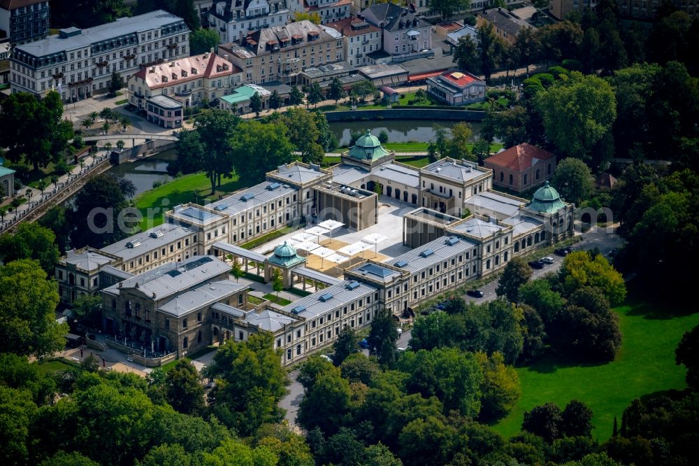 Aerial image Bad Kissingen - Palace in Bad Kissingen Im Luitpoldpark in the state Bavaria, Germany