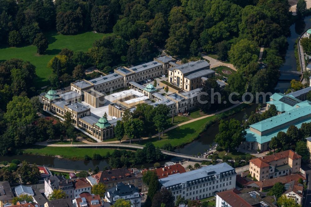 Aerial photograph Bad Kissingen - Palace in Bad Kissingen Im Luitpoldpark in the state Bavaria, Germany