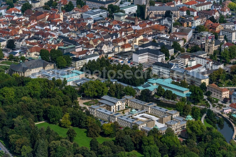 Aerial photograph Bad Kissingen - Palace in Bad Kissingen Im Luitpoldpark in the state Bavaria, Germany