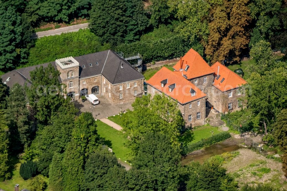 Essen from above - Palace Baldeney on Freiherr-vom-Stein-Strasse in Essen in the state North Rhine-Westphalia, Germany