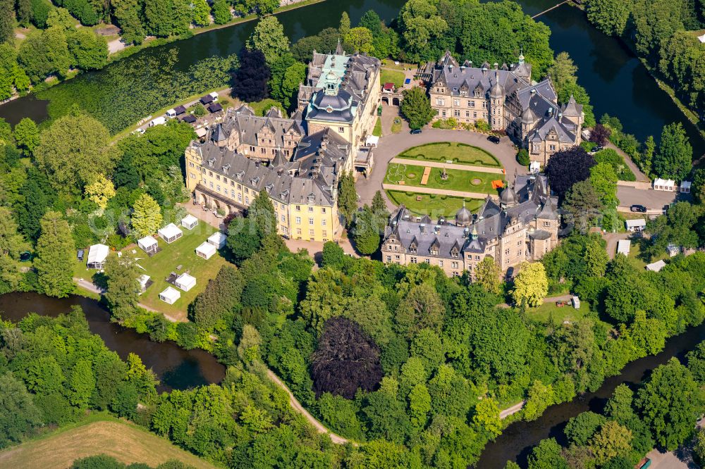 Aerial photograph Bückeburg - Palace in Bueckeburg in the state Lower Saxony, Germany