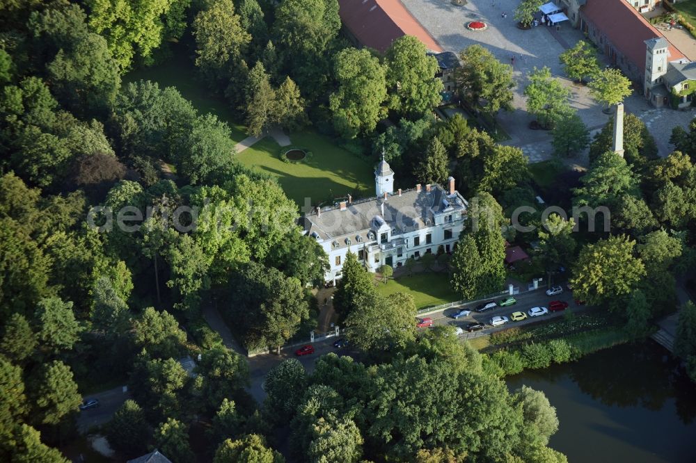 Aerial image Berlin - Palace Britz in Berlin