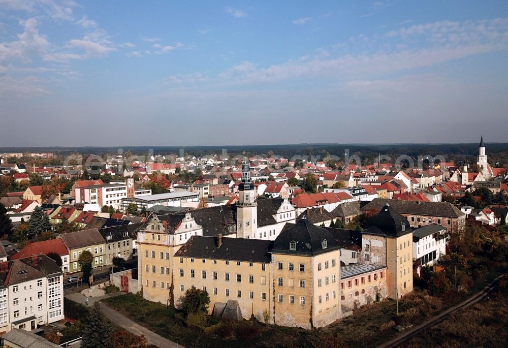 Aerial image Coswig (Anhalt) - Palace in Coswig (Anhalt) in the state Saxony-Anhalt, Germany