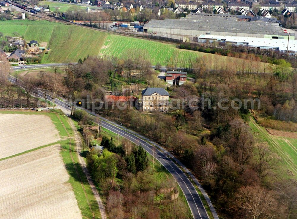 Rheurdt from the bird's eye view: Palace der Culture & Castles GmbH Leyenburg in Rheurdt in the state North Rhine-Westphalia