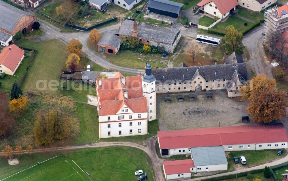 Aerial photograph Gumtow - Palace Demerthin in Gumtow in the state Brandenburg, Germany