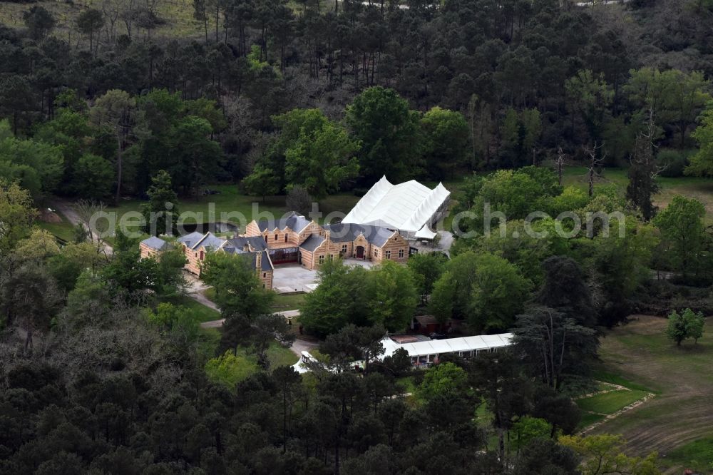 Saint-Selve from above - Palace Domaine de Grenade on Route de Portets in Saint-Selve in Aquitaine Limousin Poitou-Charentes, France