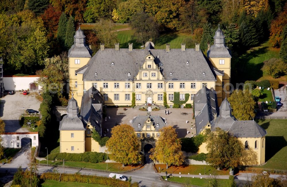 Aerial photograph Eringerfeld - Palace in Eringerfeld in the state North Rhine-Westphalia, Germany