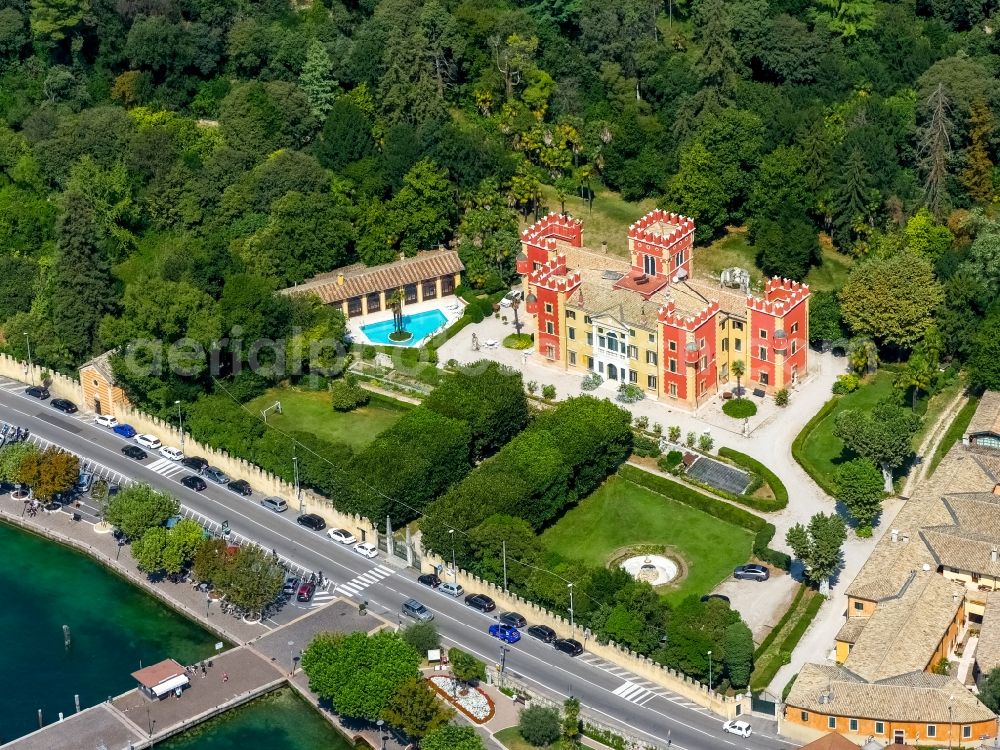 Aerial photograph Garda - Palace in Garda in Veneto, Italy