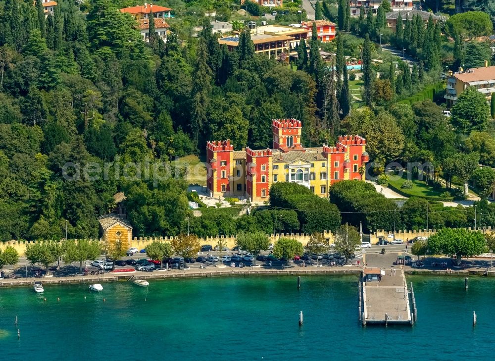 Aerial photograph Garda - Palace in Garda in Veneto, Italy