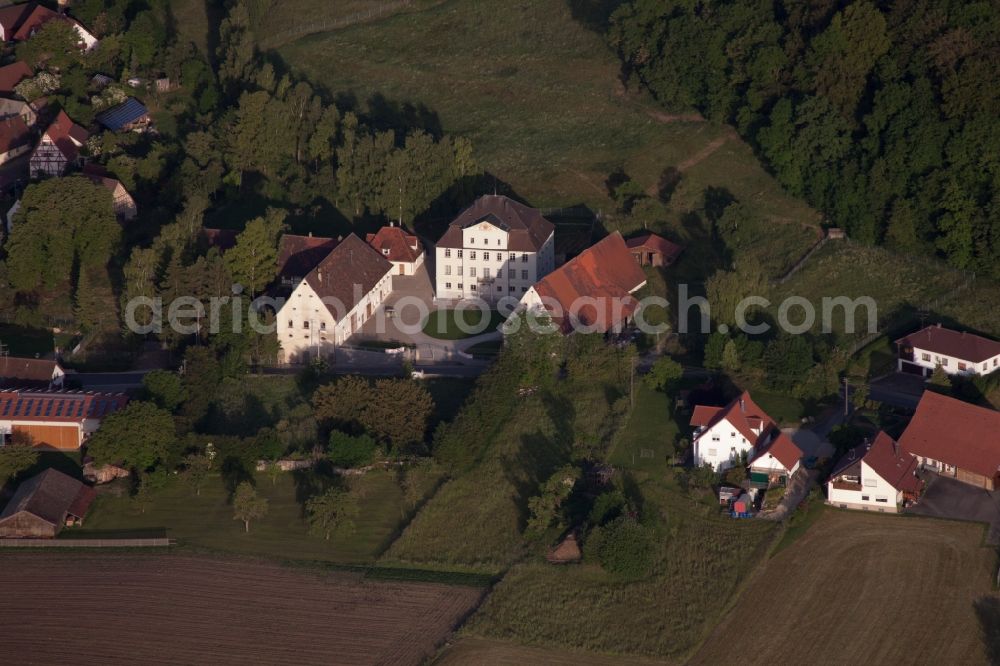 Aerial image Ehingen (Donau) - Castle Granheim in the district Granheim in Ehingen (Donau) in the state Baden-Wuerttemberg, Germany