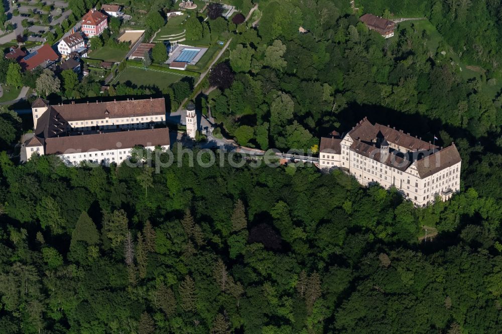 Heiligenberg from the bird's eye view: Palace in Heiligenberg in the state Baden-Wuerttemberg, Germany