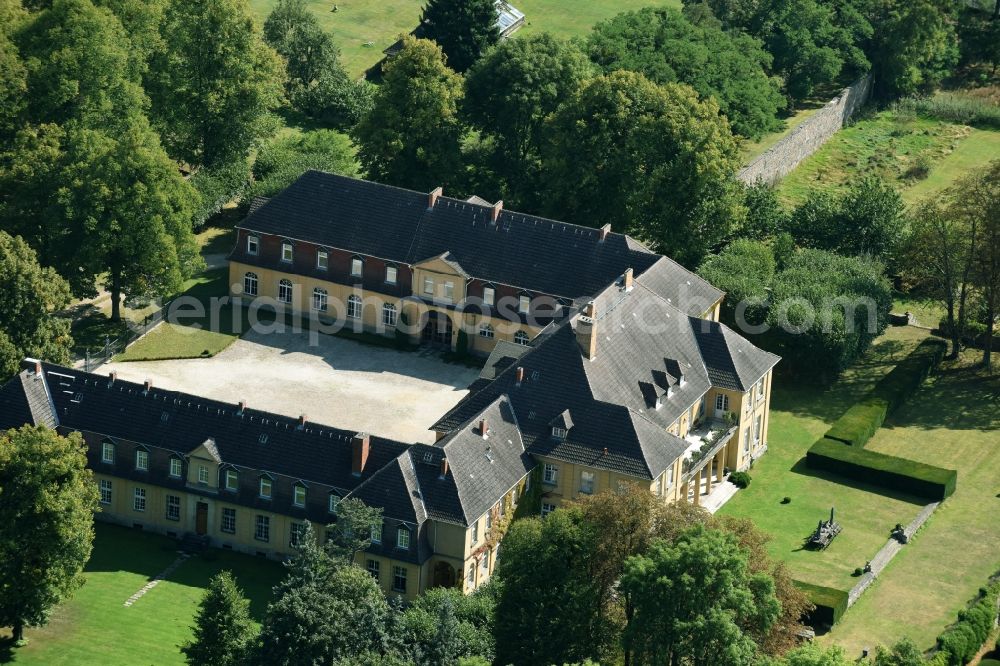 Aerial image Templin - Palace Herzfelde in Templin in the state Brandenburg