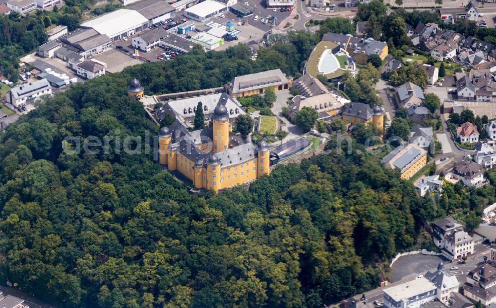 Aerial image Montabaur - Palace hotel in Montabaur in the state Rhineland-Palatinate, Germany