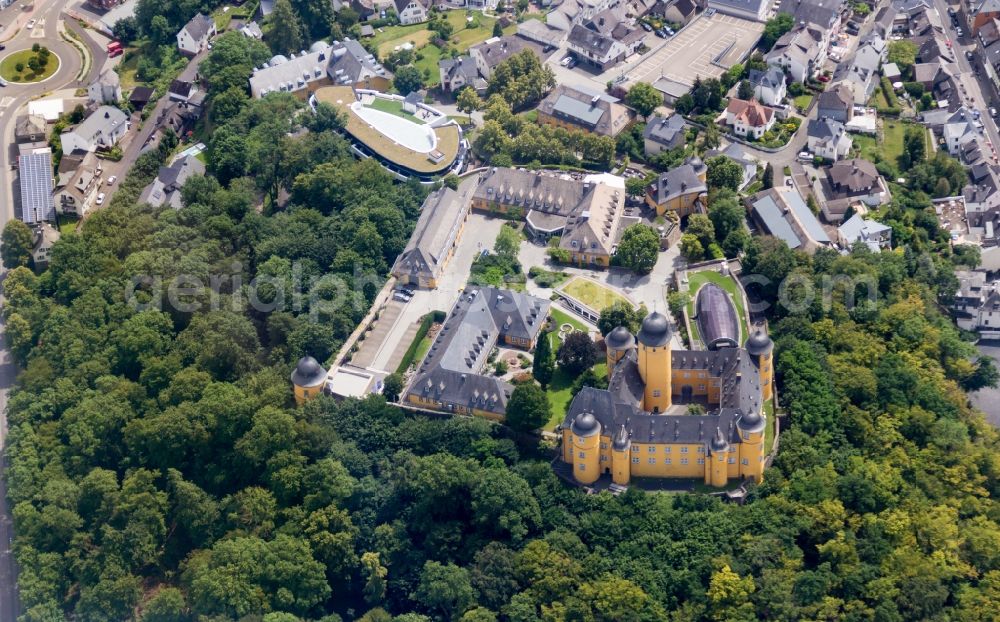 Aerial photograph Montabaur - Palace hotel in Montabaur in the state Rhineland-Palatinate, Germany