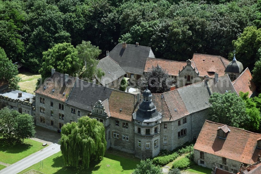 Aerial photograph Krottdorf - Palace in Krottdorf in the state Saxony-Anhalt