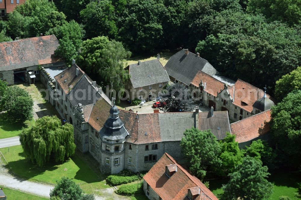 Aerial image Krottdorf - Palace in Krottdorf in the state Saxony-Anhalt