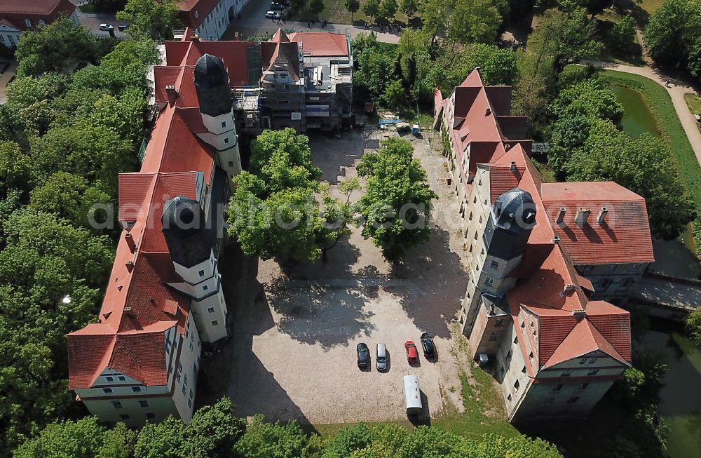 Aerial photograph Köthen (Anhalt) - Palace in Koethen (Anhalt) in the state Saxony-Anhalt, Germany