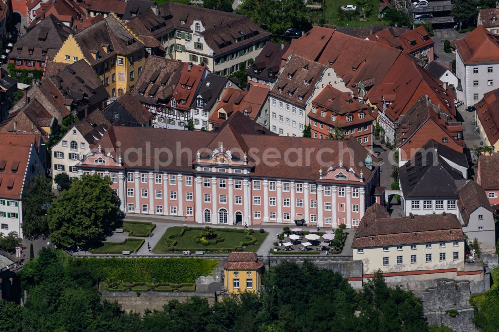 Aerial image Meersburg - Palace in Meersburg in the state Baden-Wurttemberg, Germany