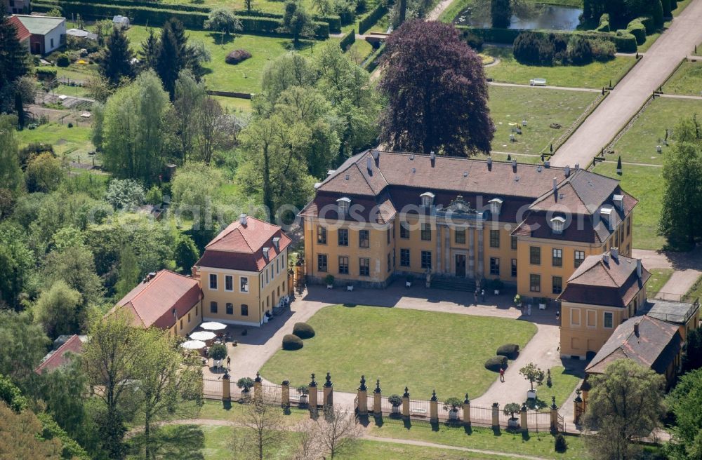 Aerial image Mosigkau - Palace in Mosigkau in the state Saxony-Anhalt