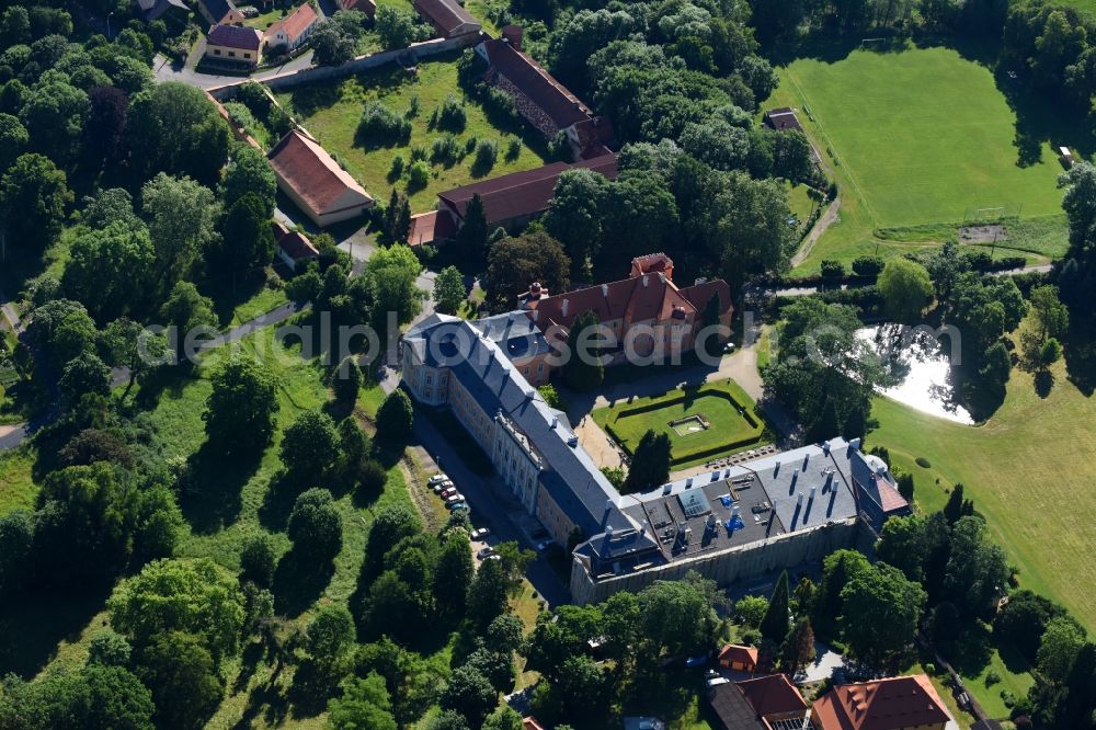 Petrohrad - Petersburg from the bird's eye view: Palace Zamek Petrohrad on Petrohrad in Petersburg in Ustecky kraj - Aussiger Region, Czech Republic