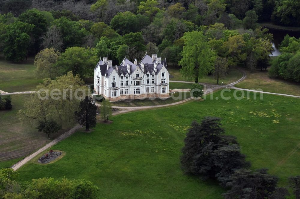 Saint-Selve from above - Palace in Saint-Selve in Aquitaine Limousin Poitou-Charentes, France