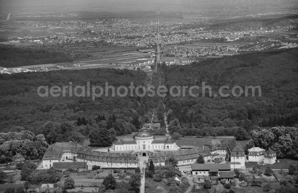 Stuttgart from the bird's eye view: Palace Solitude in Stuttgart in the state Baden-Wuerttemberg, Germany