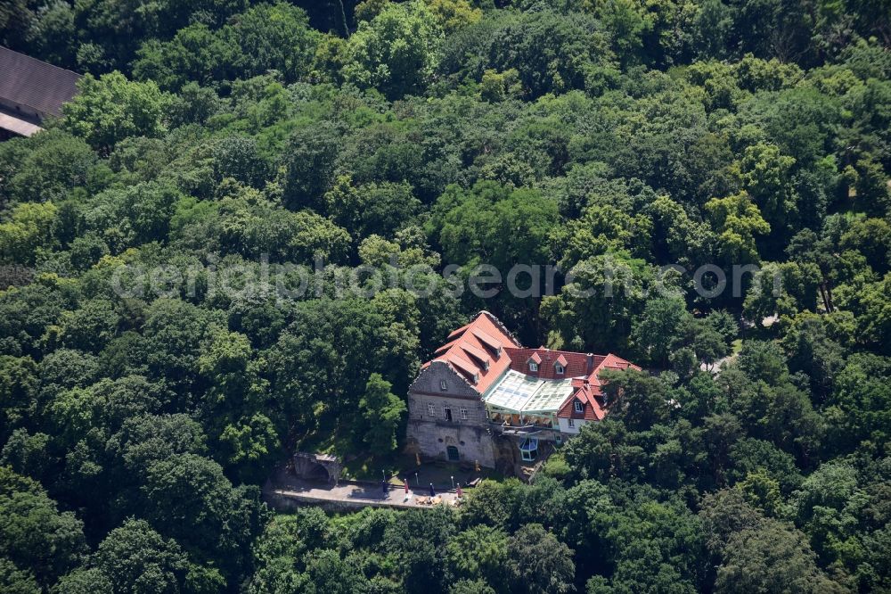 Halberstadt from above - Palace Spiegelsberge in Halberstadt in the state Saxony-Anhalt