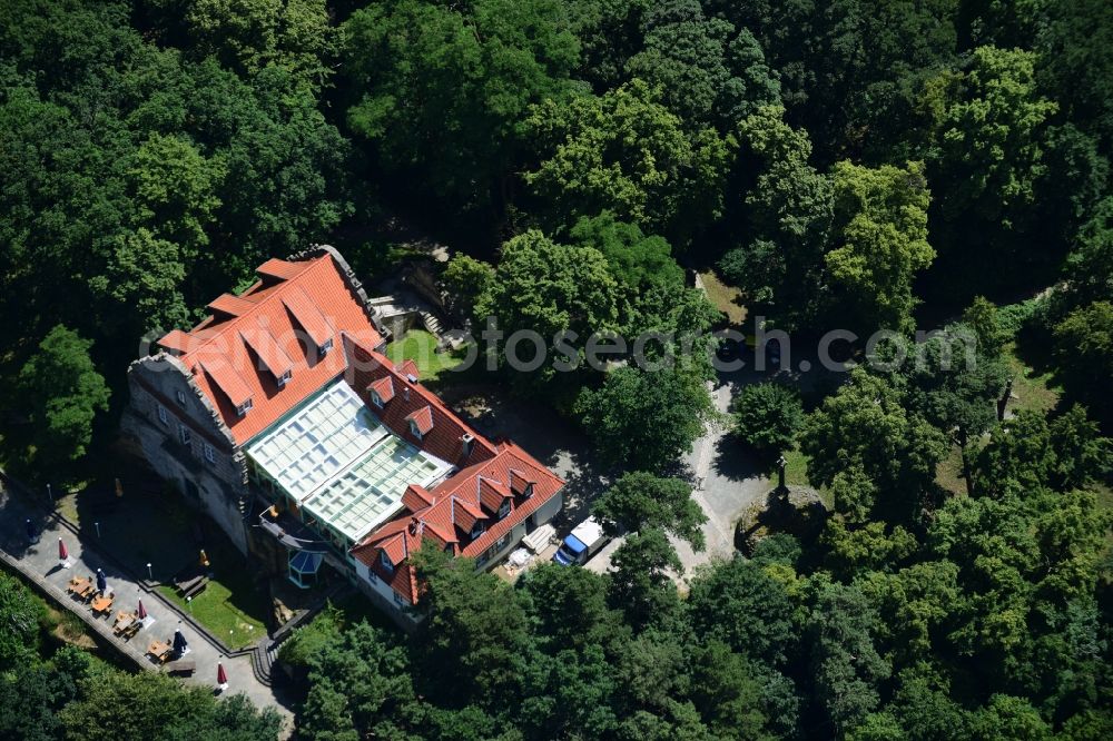 Aerial photograph Halberstadt - Palace Spiegelsberge in Halberstadt in the state Saxony-Anhalt