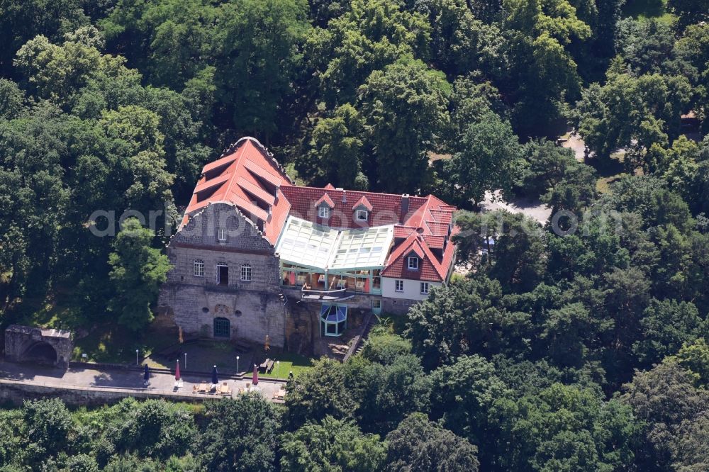 Aerial image Halberstadt - Palace Spiegelsberge in Halberstadt in the state Saxony-Anhalt