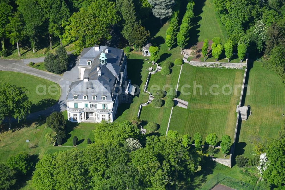 Remagen from above - Palace on Unkelbachtal in Remagen in the state Rhineland-Palatinate, Germany