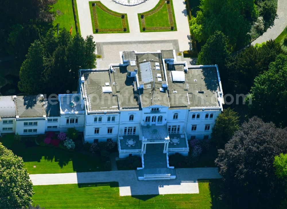 Aerial image Bonn - Palace Villa Hammerschmidt on Adenauerallee in the district Gronau in Bonn in the state North Rhine-Westphalia, Germany