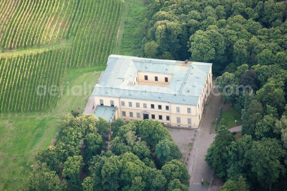 Aerial photograph Edenkoben - Palace Villa Ludwigshoehe in Edenkoben in the state Rhineland-Palatinate