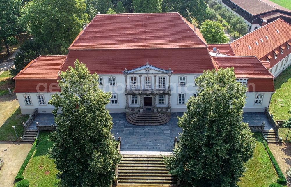 Aerial image Wiepersdorf - Palace in Wiepersdorf in the state Brandenburg, Germany