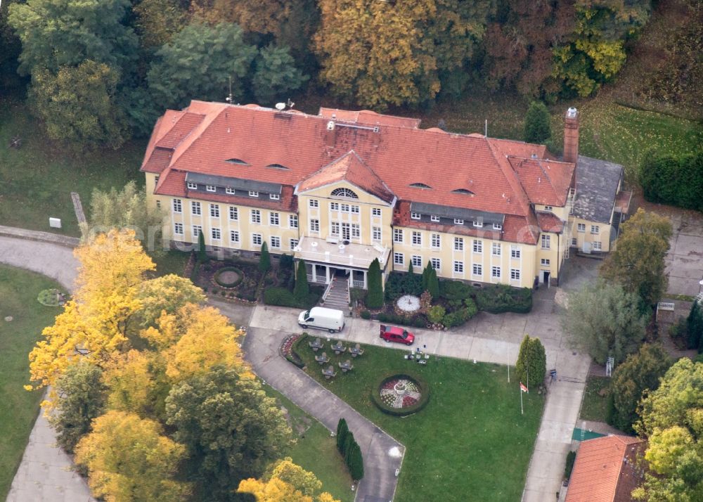 Aerial image Neuhardenberg - Palace Wulkow in Neuhardenberg in the state Brandenburg, Germany