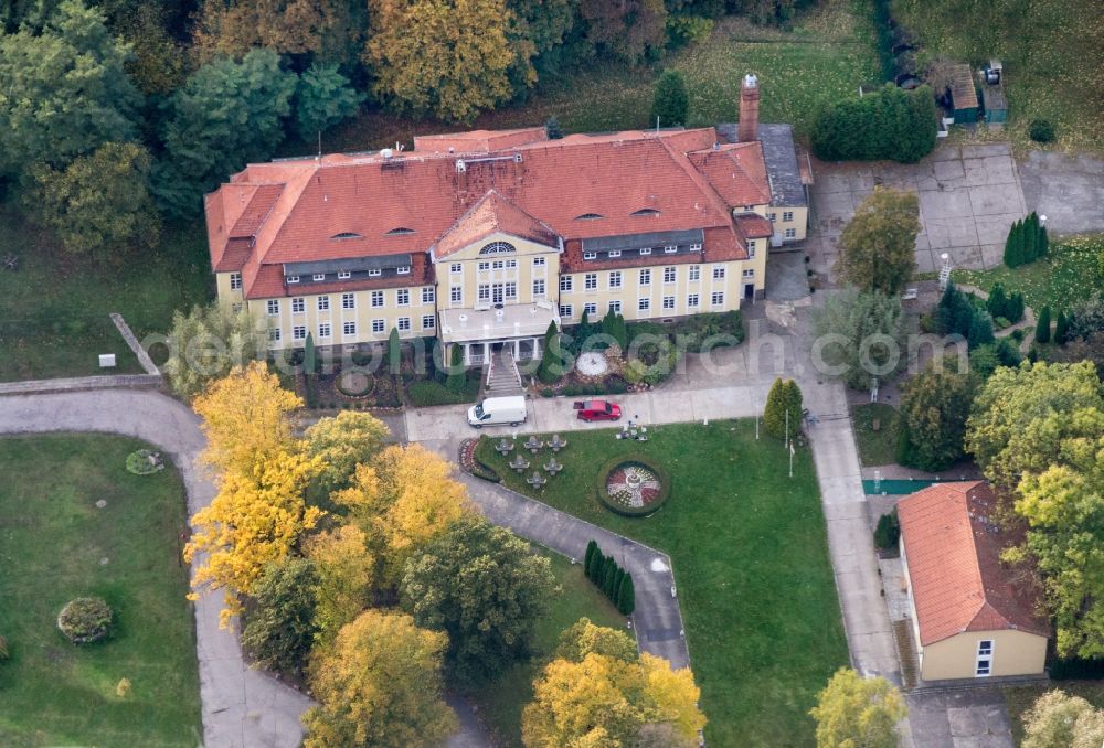 Neuhardenberg from the bird's eye view: Palace Wulkow in Neuhardenberg in the state Brandenburg, Germany