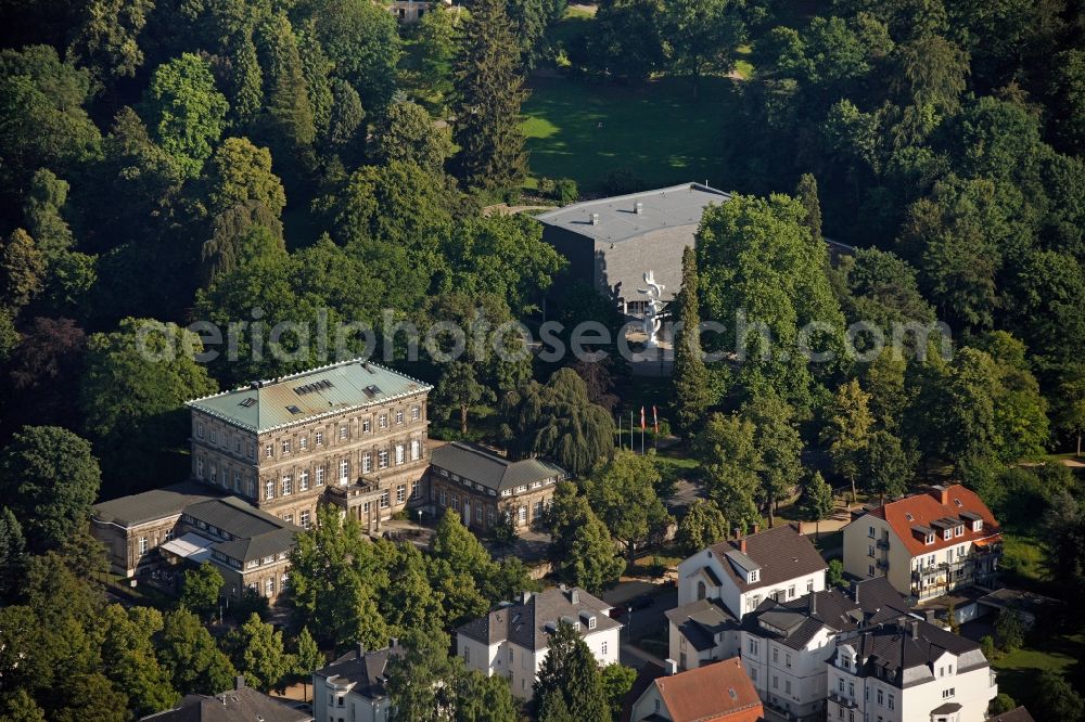 Aerial image Detmold - View of the palace garden in Detmold in the state of North-Rhine Westphalia