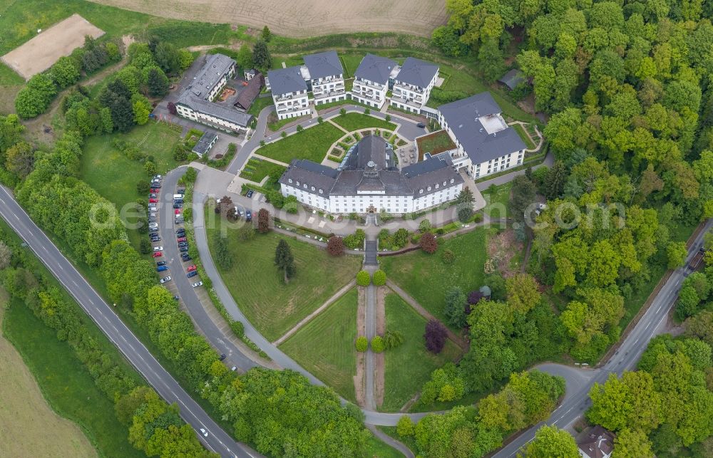Olpe from the bird's eye view: View of the Palotti House in Olpe in the state of North Rhine-Westphalia