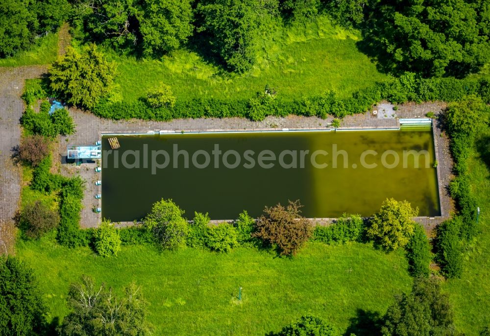 Hischberg from the bird's eye view: Panorama from the local area and environment in Hischberg in the state North Rhine-Westphalia, Germany